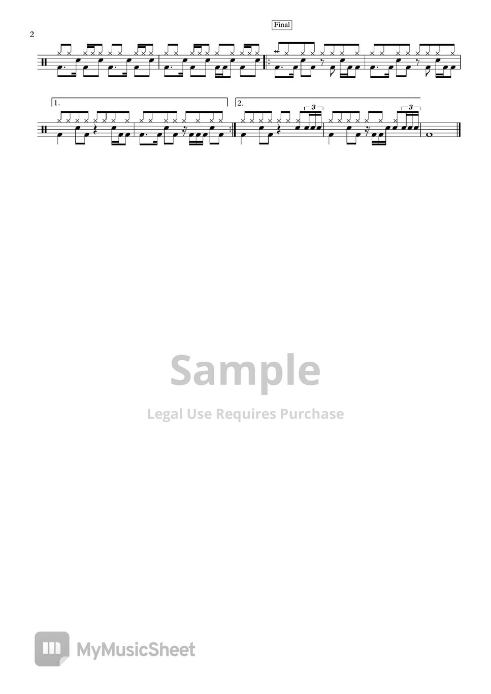 Aespa Dreams Come True Sheets by Drums Transcription Leo Alvarado