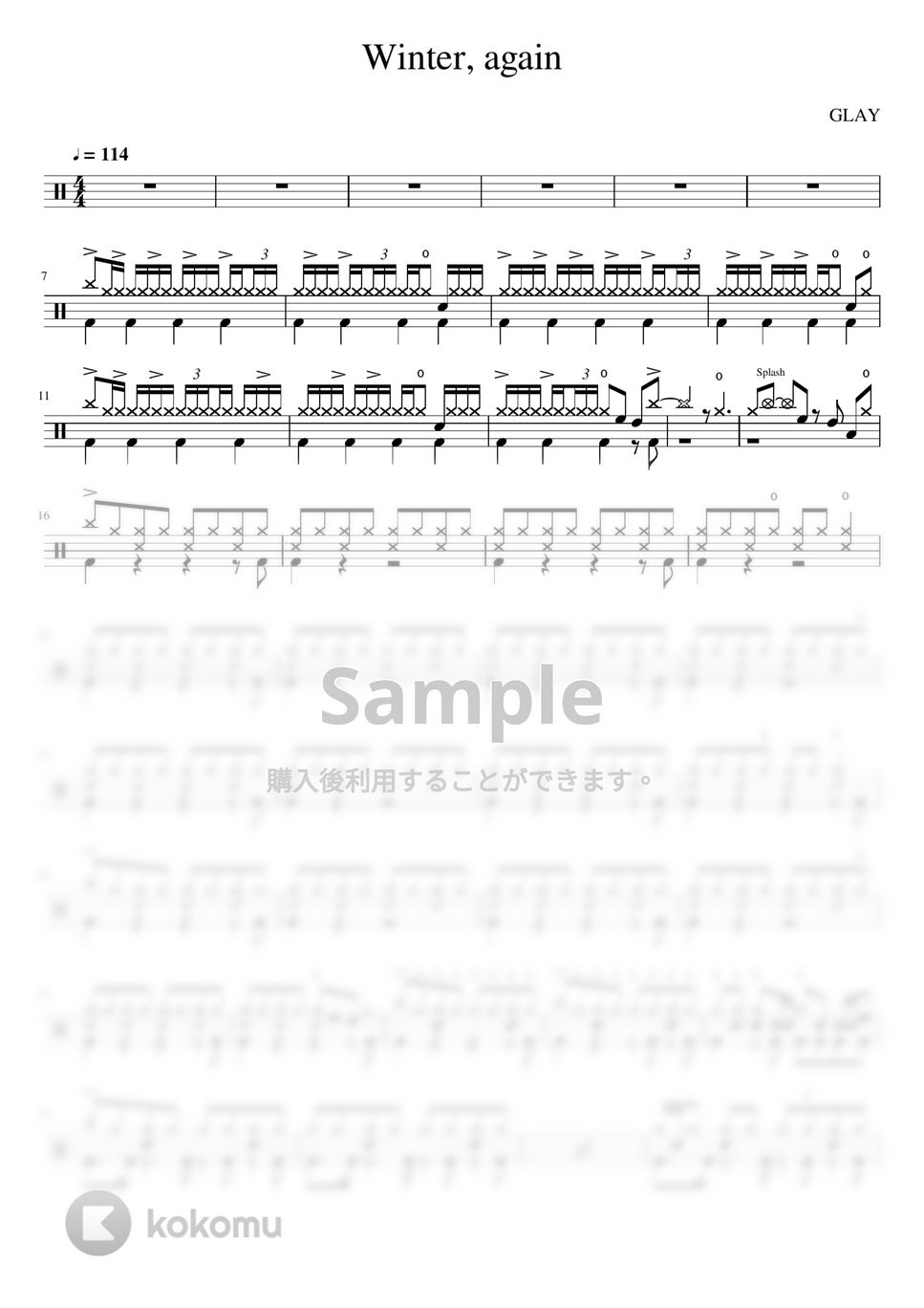 GLAY	- Winter, again