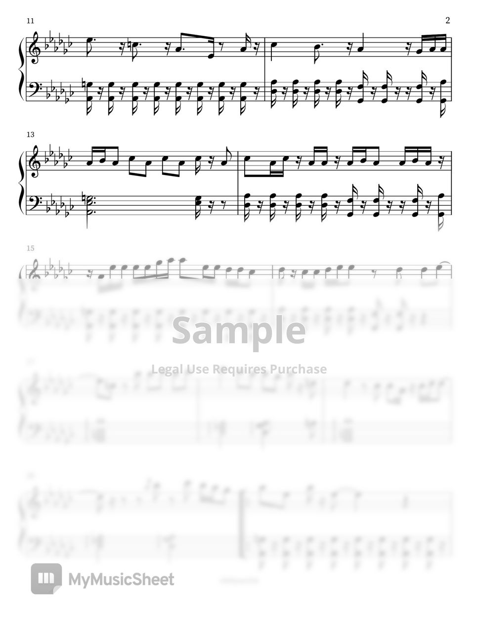 Yoon dujun feat moon fool of love sheet music by chihyun416