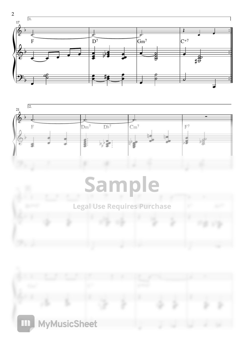 Leonard Bernstein - I Feel Pretty by SheetMusicOnly1page