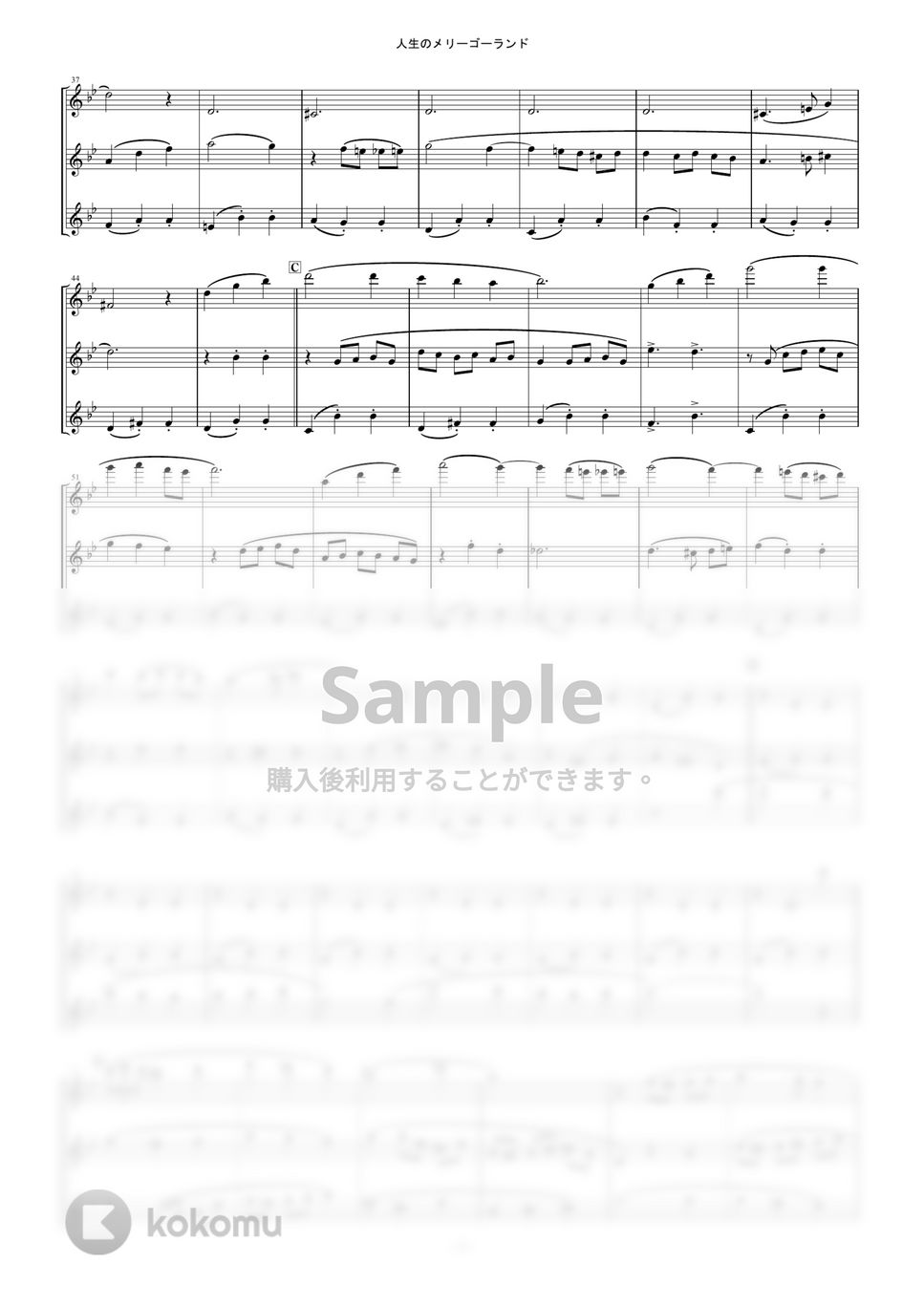 久石譲 - フルート三重奏 / 人生のメリーゴーランド 上級アレンジ - ハウルの動く城 より - (Flute/FluteTrio/フルート/ジブリ/ Ghibli/スタジオジブリ//) by Zoe