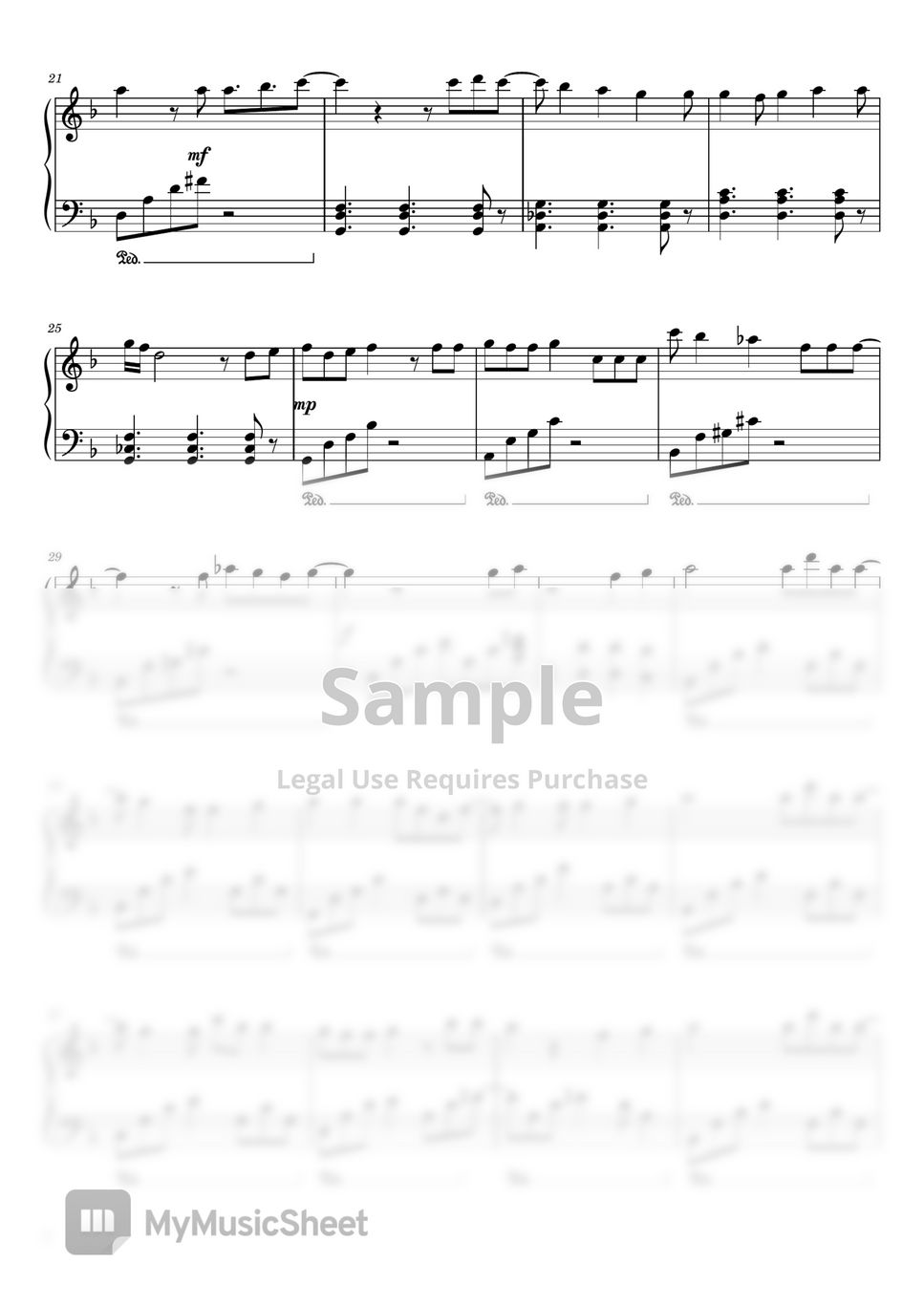 Yasuharu Takanashi - Naruto Shippuden OP5 (For Easy Piano) by poon
