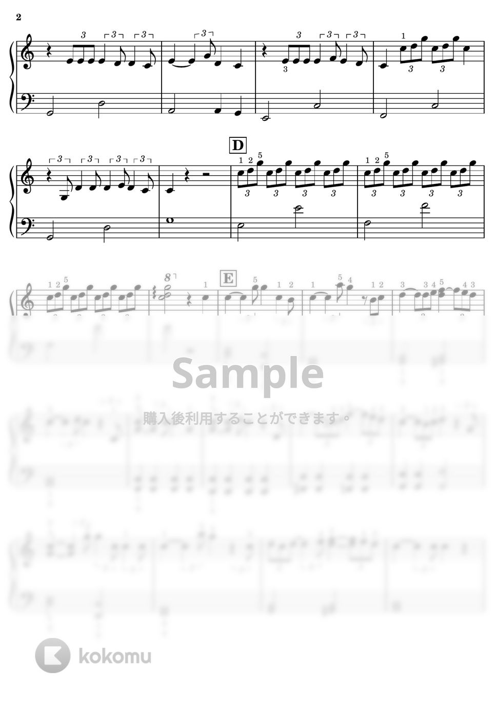RADWIMPS - 【初級＆中級】スパークル/君の名は。２曲セット♪ (君の名は。新海誠) by ピアノのせんせいの楽譜集