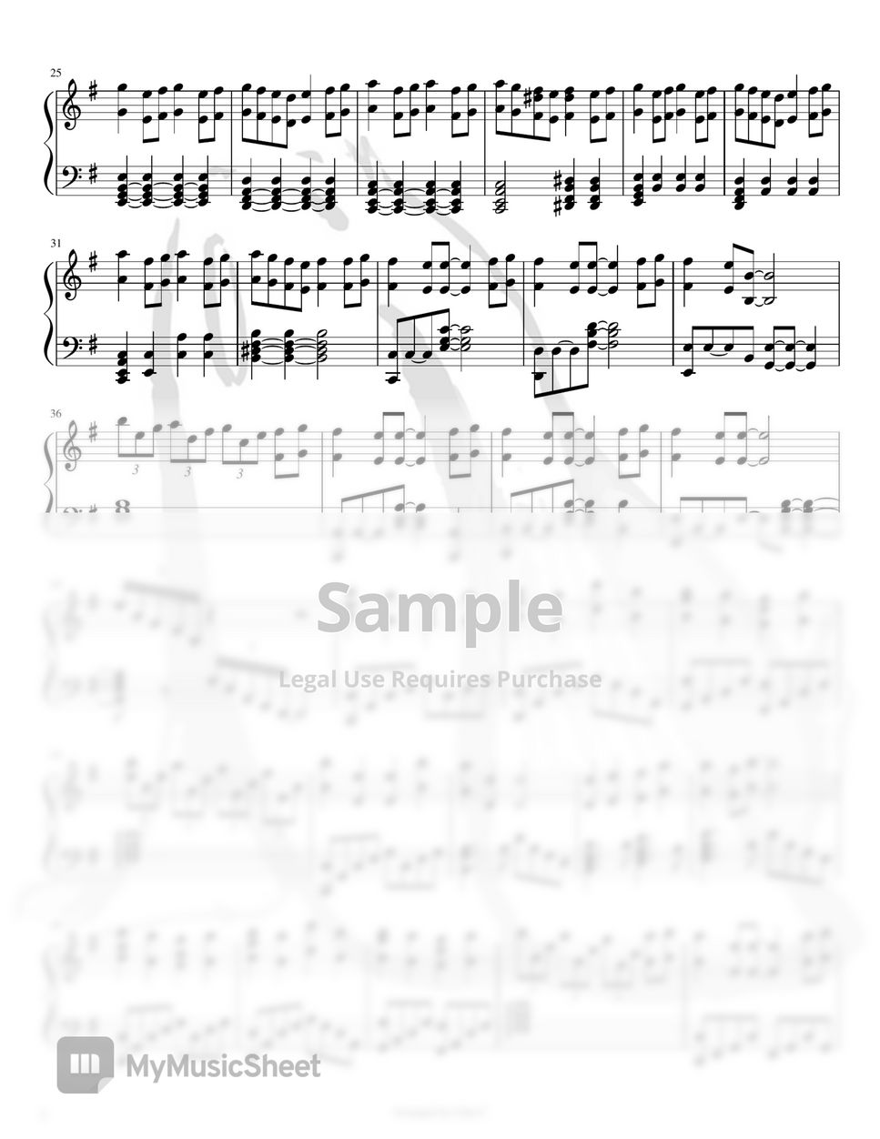 島谷ひとみ - Destiny-太陽の花-ブラック・ジャック21 Black Jack21 OP (Anime Song Sheet Music Piano ver) by Lilac.C