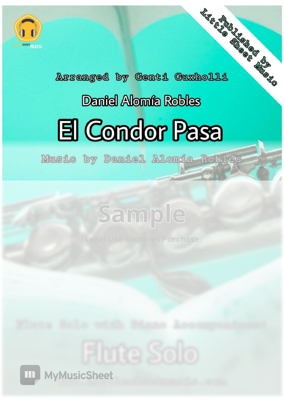 Traditional - El Condor Pasa (Flute Solo with Piano Accompanimnet) by Genti Guxholli