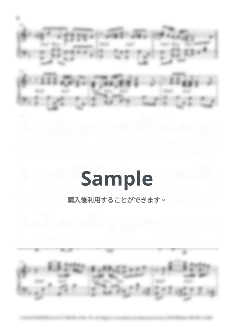 RENT - SEASONS OF LOVE (ミュージカル「ＲＥＮＴ」より SEASONS OF LOVE  この楽譜はYoutubeで石田みどり(minonin)が即興演奏したピアノアレンジを採譜したものです) by Midori IShida