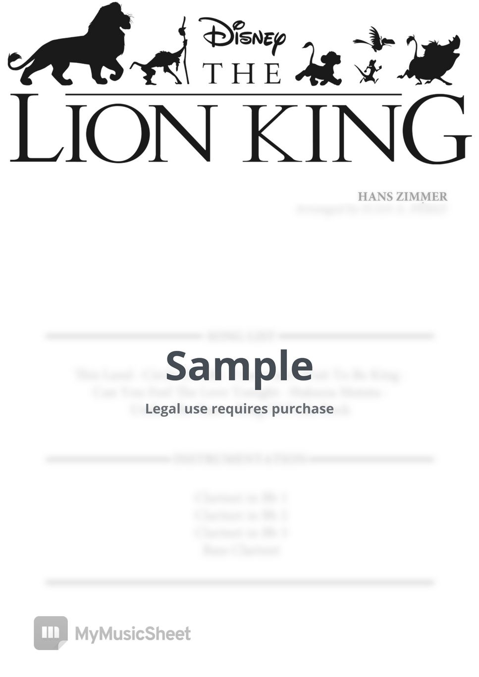 hans-zimmer-the-lion-king-clarinet-quartet-sheets-by-juan-a-p-rez