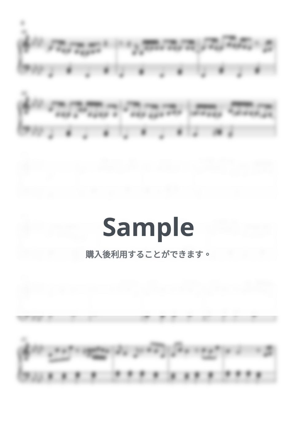 Aimer - RE: I AM (機動戦士ガンダム / ピアノ楽譜 / 初心者〜初級) by Piano Lovers. jp