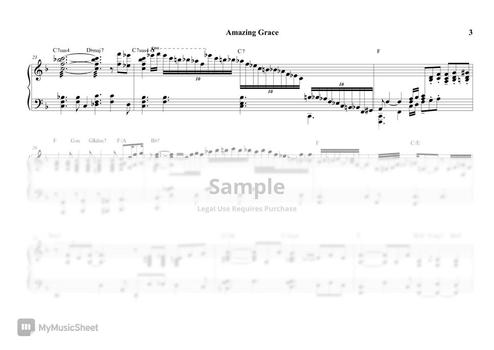 Christian Hymn - Amazing Grace by Daeyoun Kim