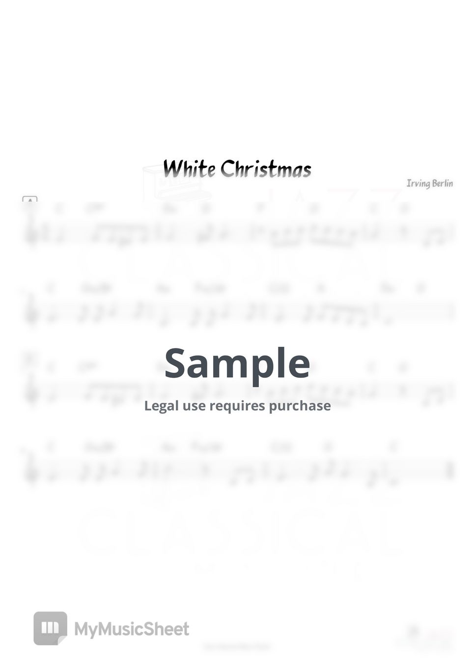 Irving Berlin - White Christmas by Jazz Classical Music Studio
