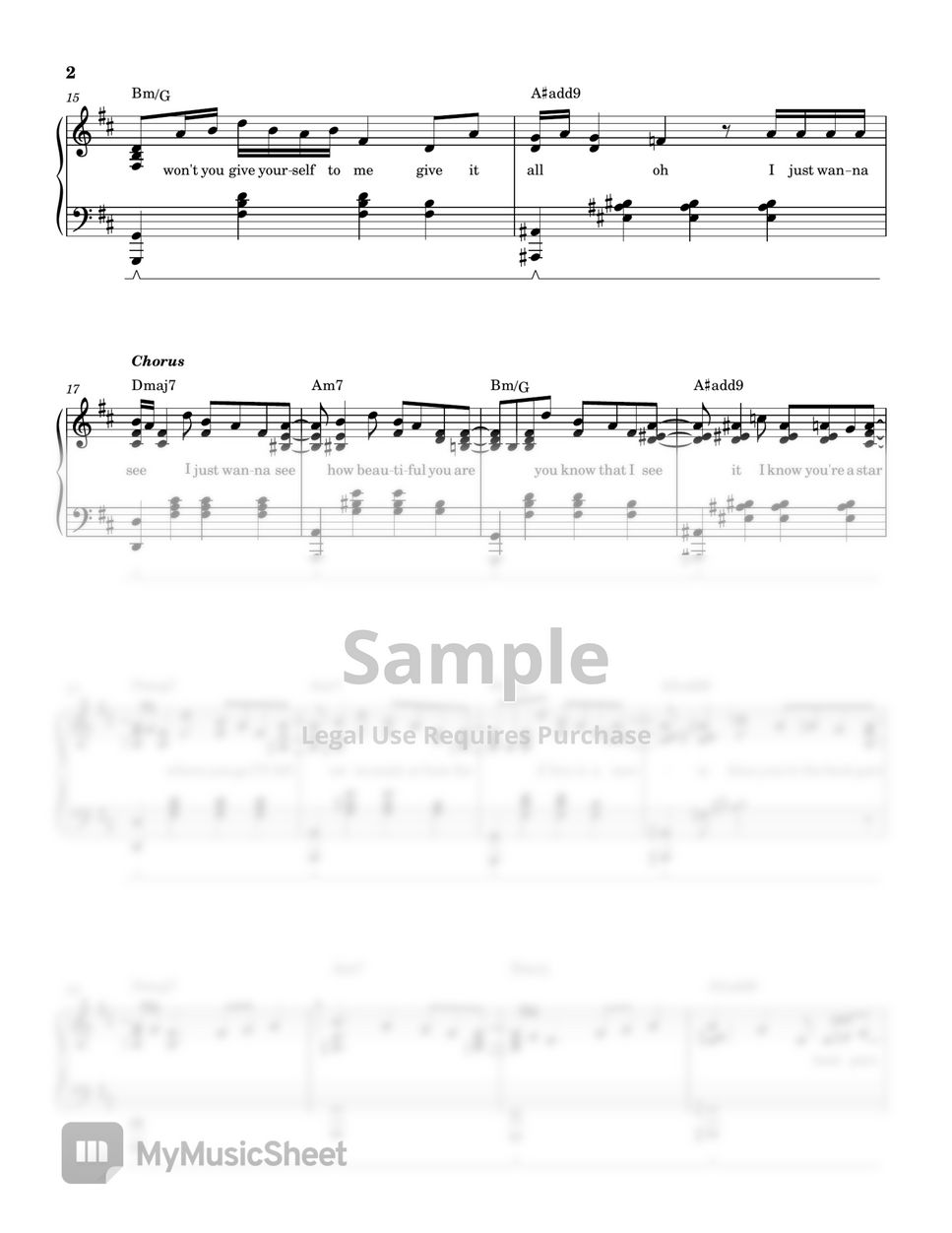 Daniel Caesar & H.E.R - Best Part (PIANO SHEET) by John Rod Dondoyano