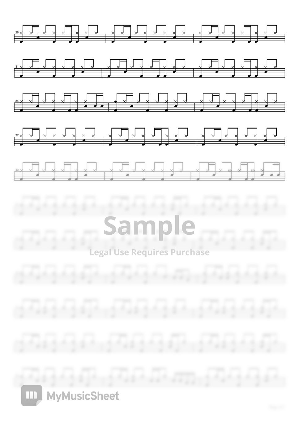Linkin Park - Numb(Drum Sheet) by kyle yeung