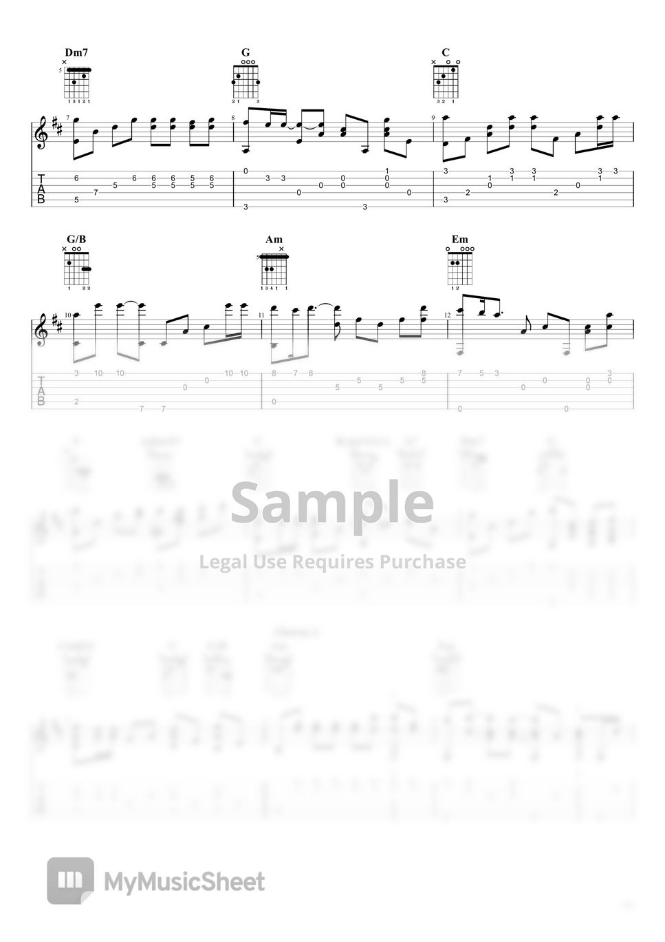 Gospel psalms 8 fingerstyle sheets by nzjonosong