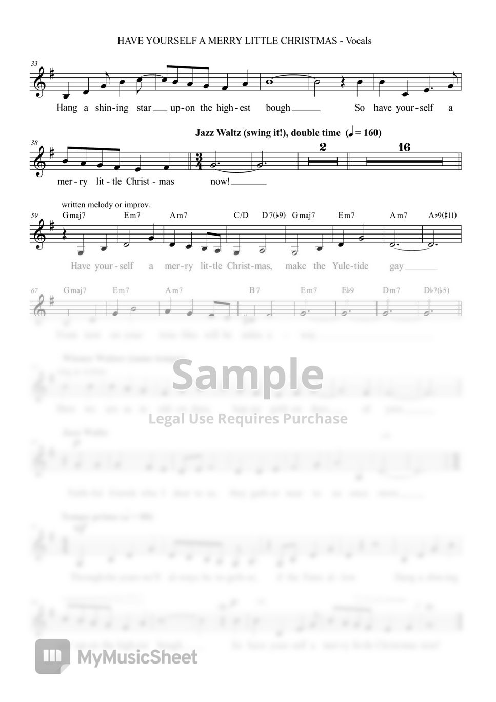 Have Yourself a Merry Little Christmas - Vocals and Strings by Ivan Marini