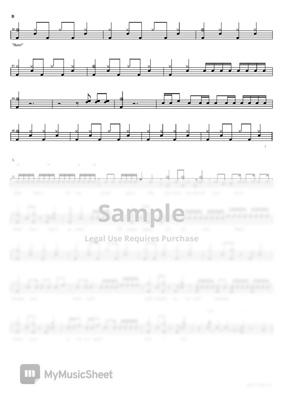 Deep purple burn sheets by copydrum