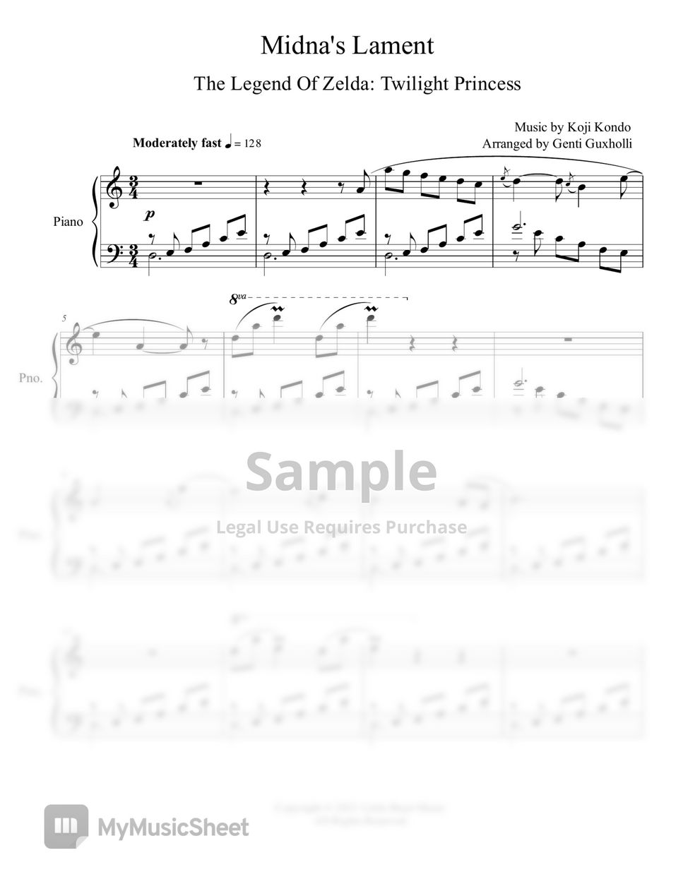Koji Kondo Midna's Lament The Legend of Zelda Twilight Princess