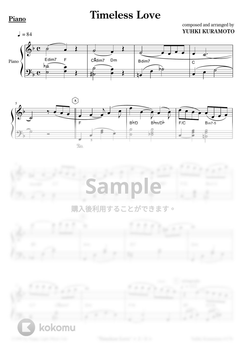 Yuhki Kuramoto - Timeless Love (Easy Ver.) by Yuhki Kuramoto