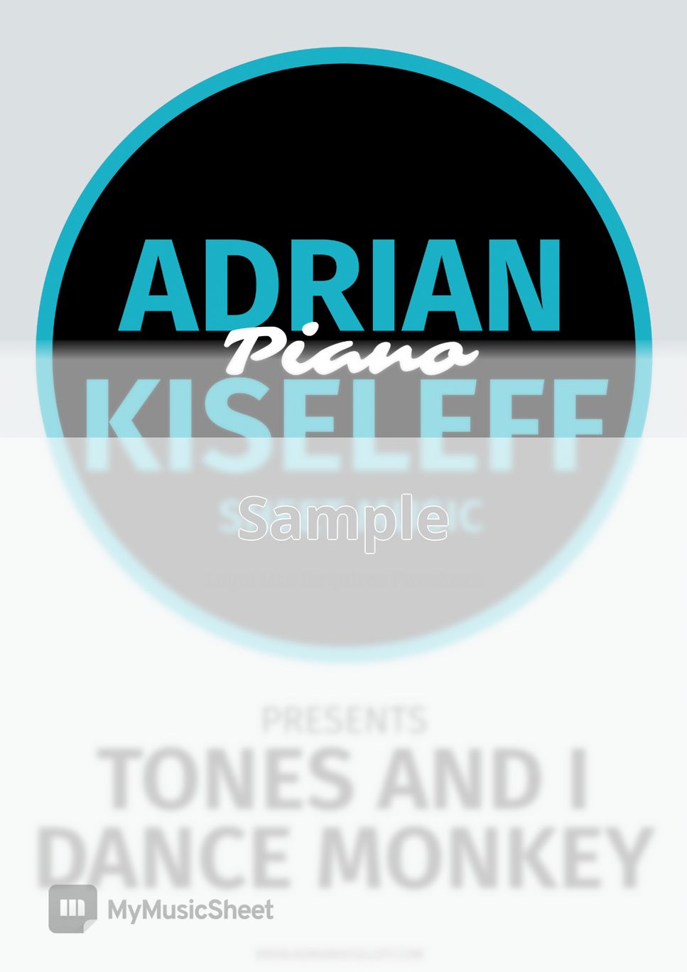 Tones and I - Dance Monkey (For Piano Solo) by Adrian Kiseleff