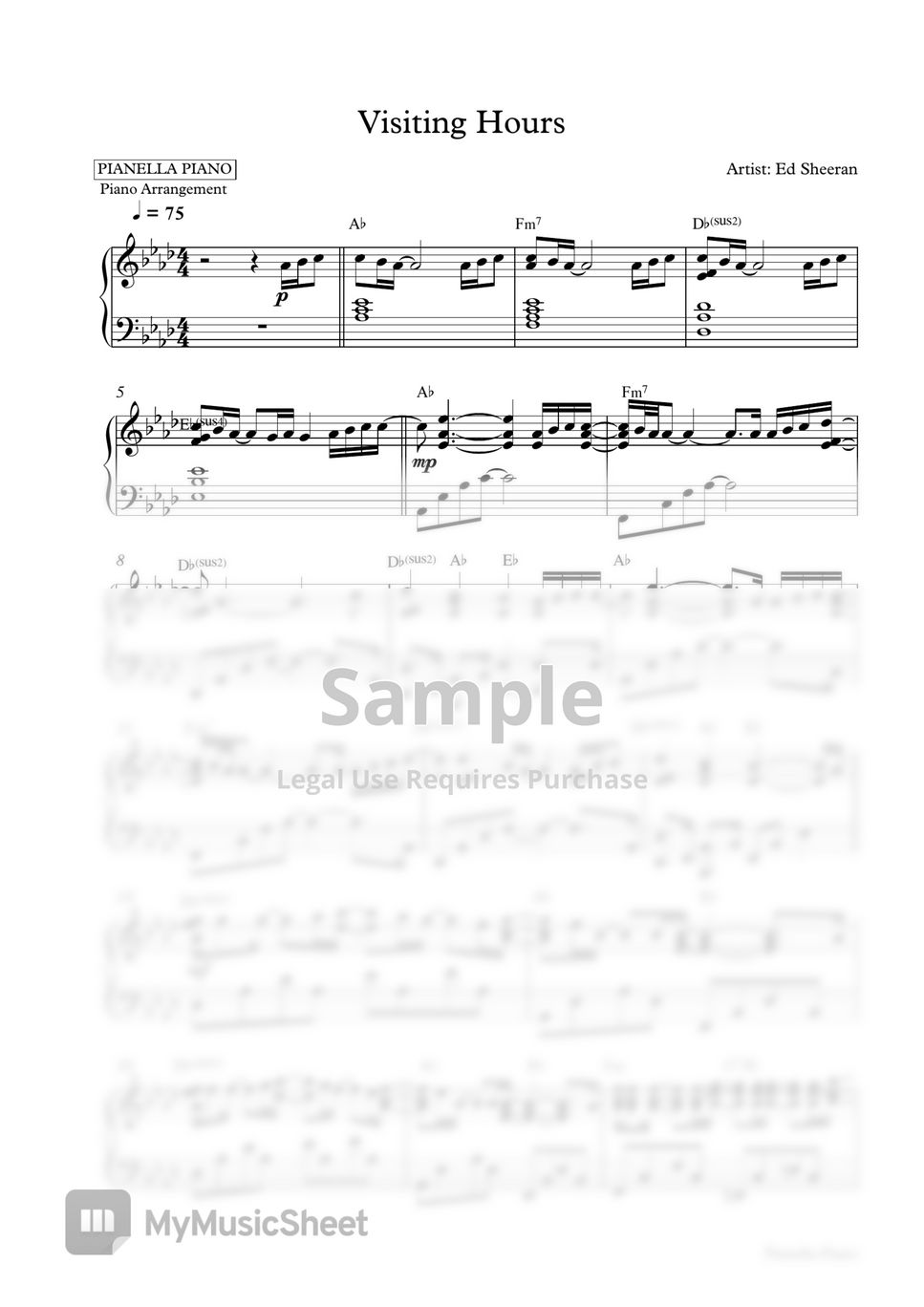 ed-sheeran-visiting-hours-piano-sheet-by-pianella-piano
