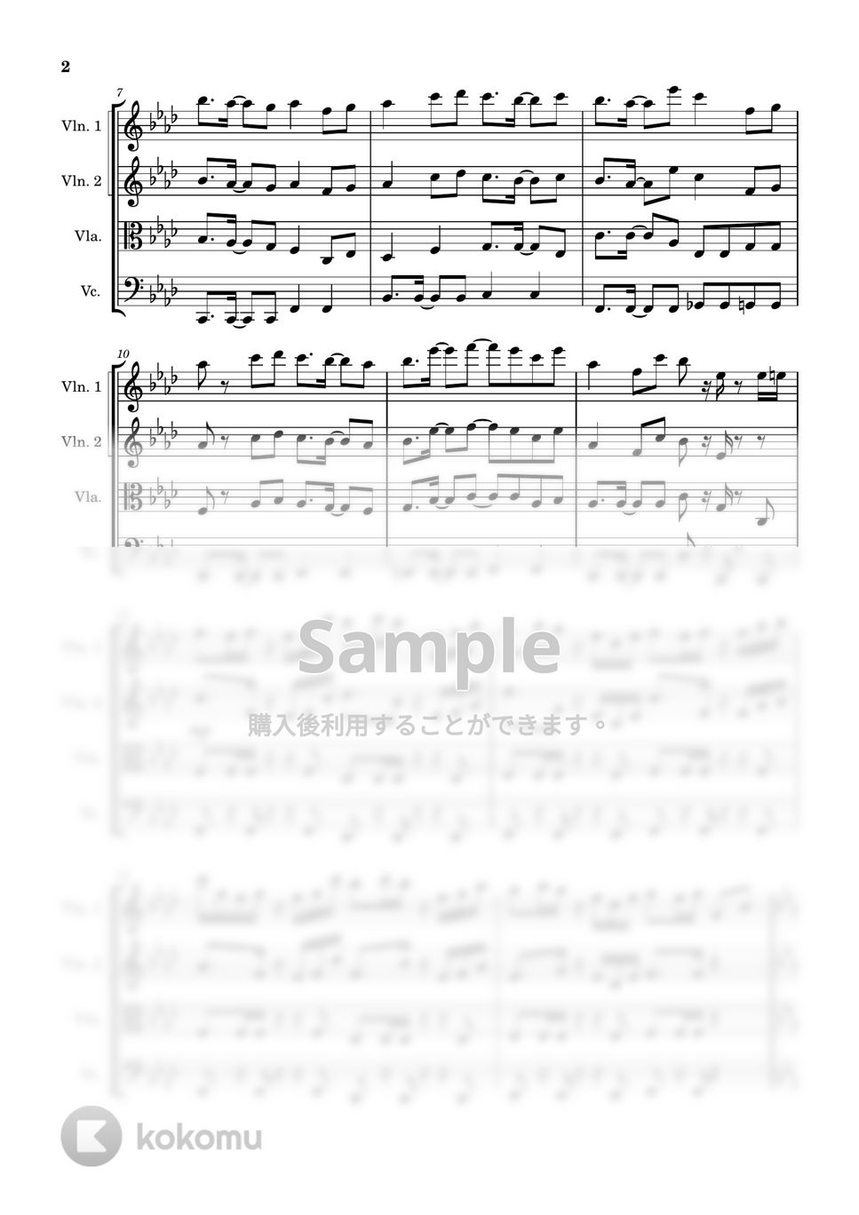 YOASOBI - YOASOBIメドレー (弦楽四重奏) by Cellotto