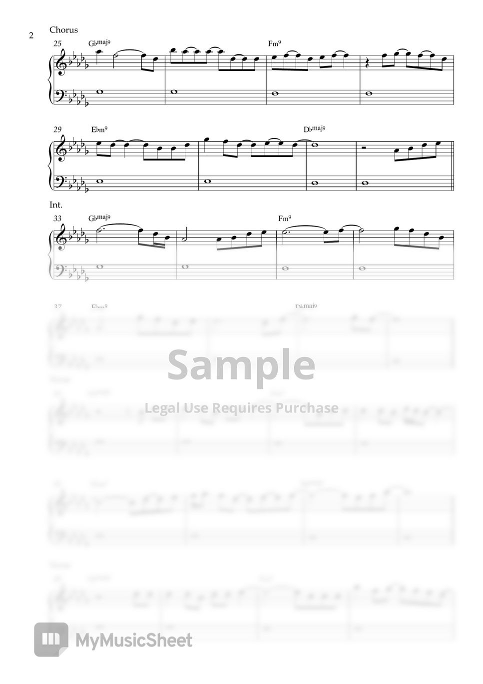 Jimin - Alone (Piano Sheet) Sheets by Pianella Piano