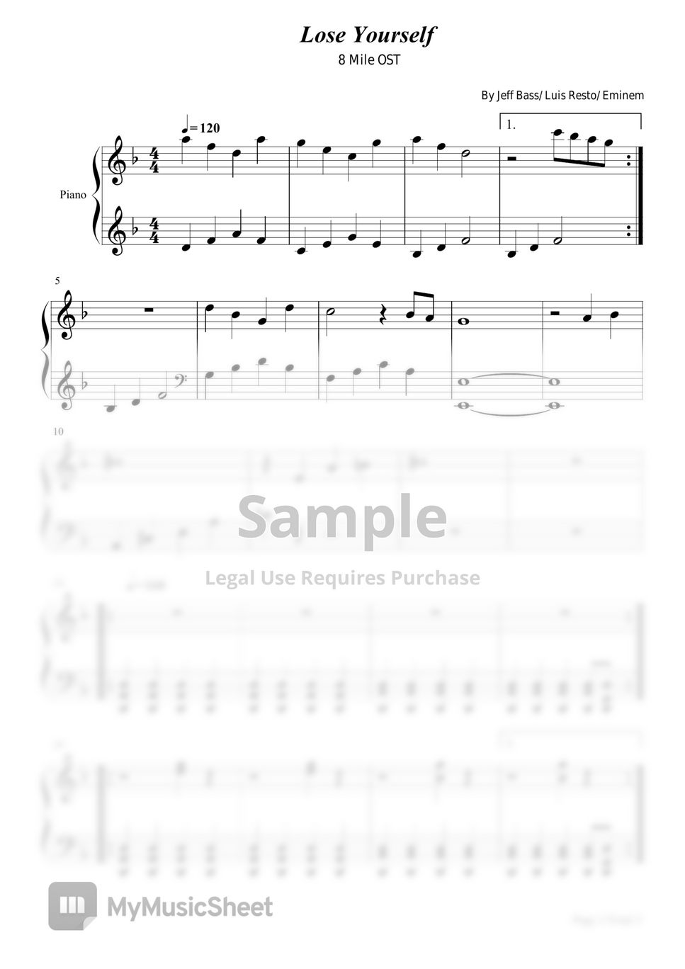 Jeff bass luis resto eminem lose yourself 8 mile ost for easy
