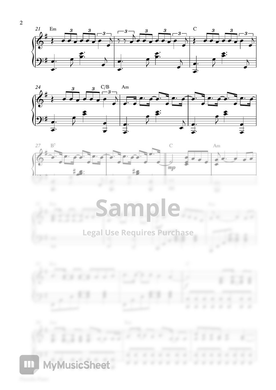 Blackpink package a 6 piano sheets only 25 sheets by pianella piano