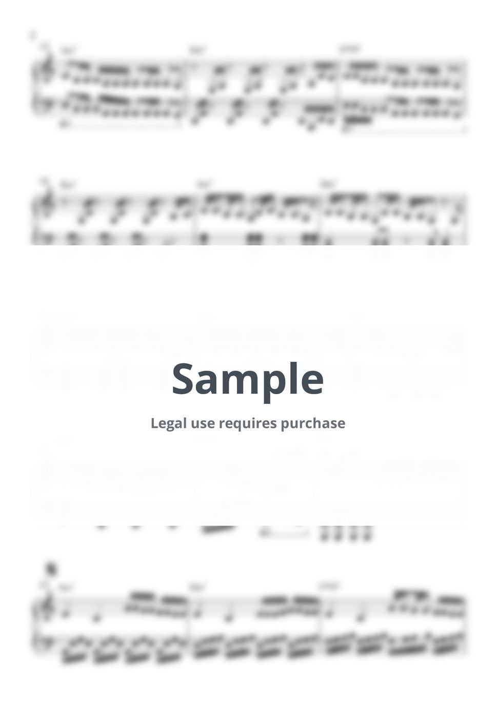 Le sserafim easy sheets by 247 kpop piano