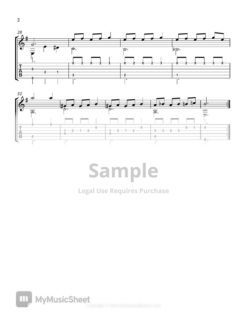 mia-sebastian-s-theme-la-la-land-easy-version-level-2-tab-1staff-by