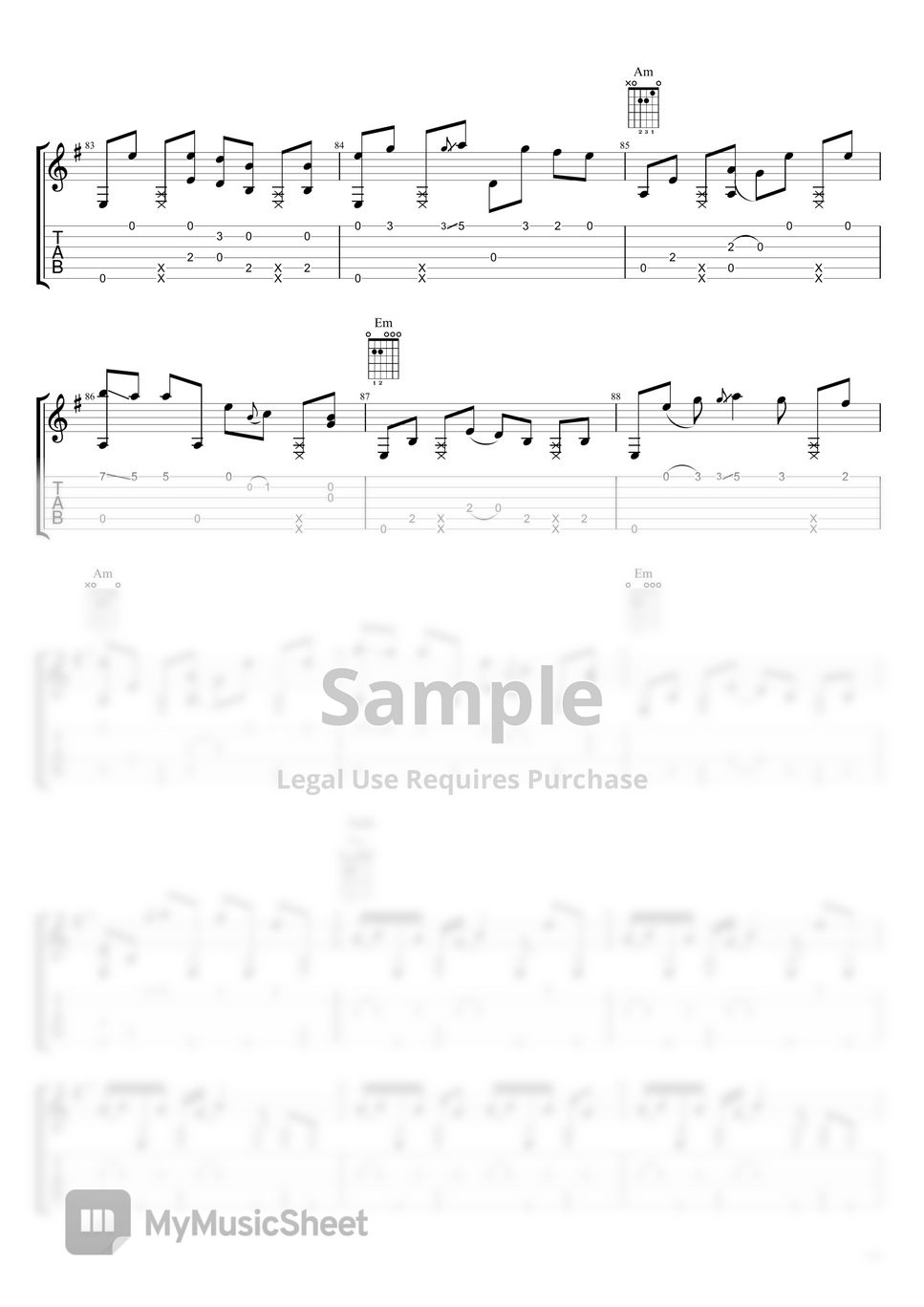 Michael Jackson | Fingerstyle Guitar - Billie Jean (Easy Version) by Kenneth Acoustic