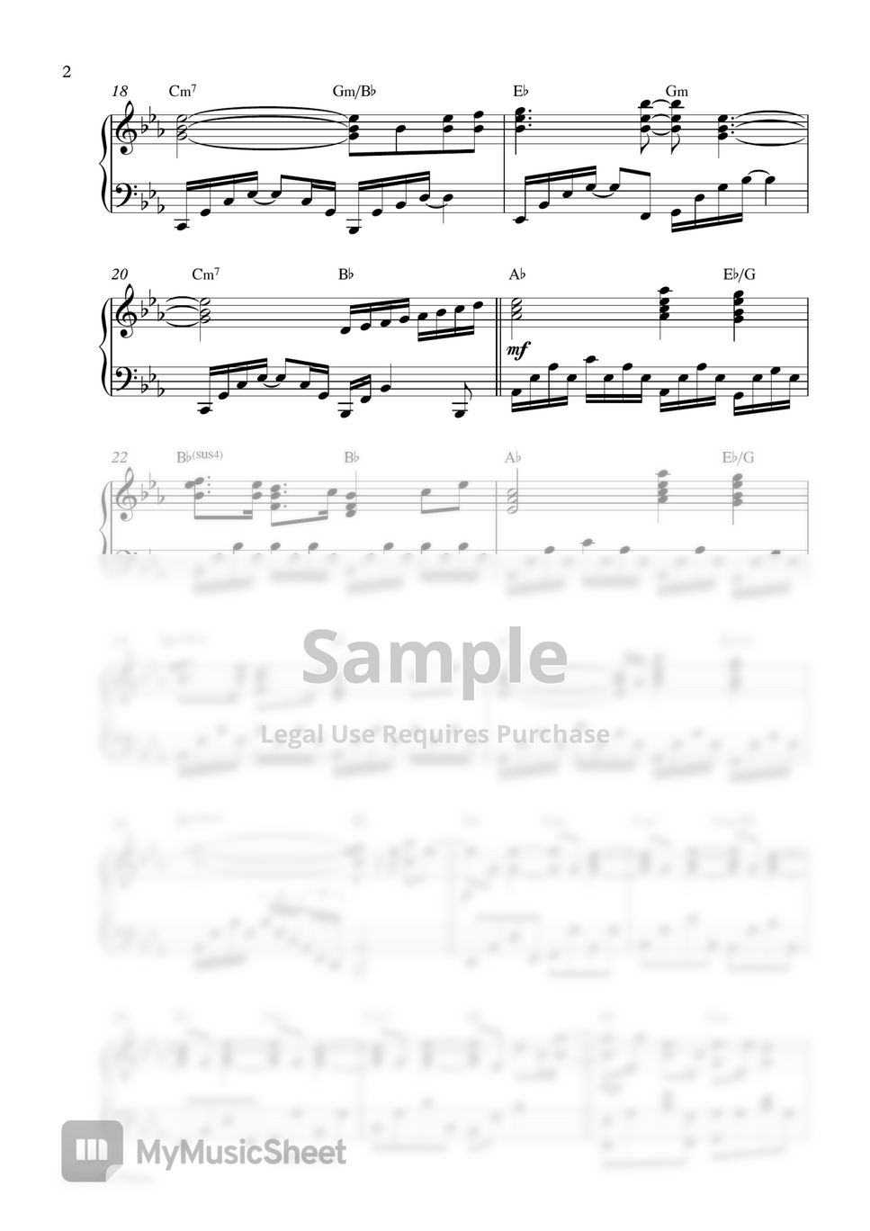 Coldplay - Fix You (Piano Sheet) by Pianella Piano