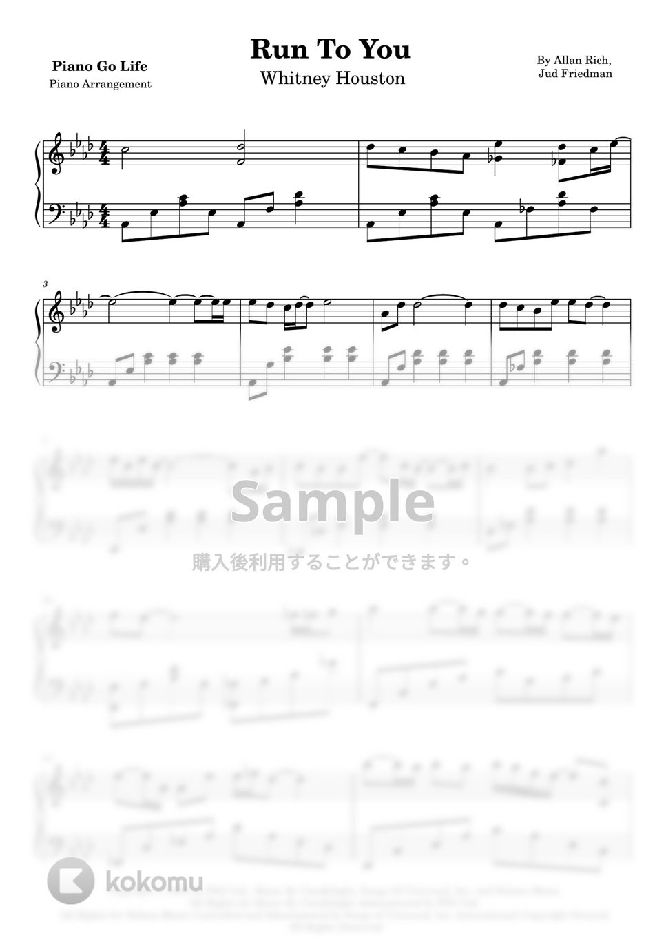 whitney-houston-run-to-you-by-piano-go-life