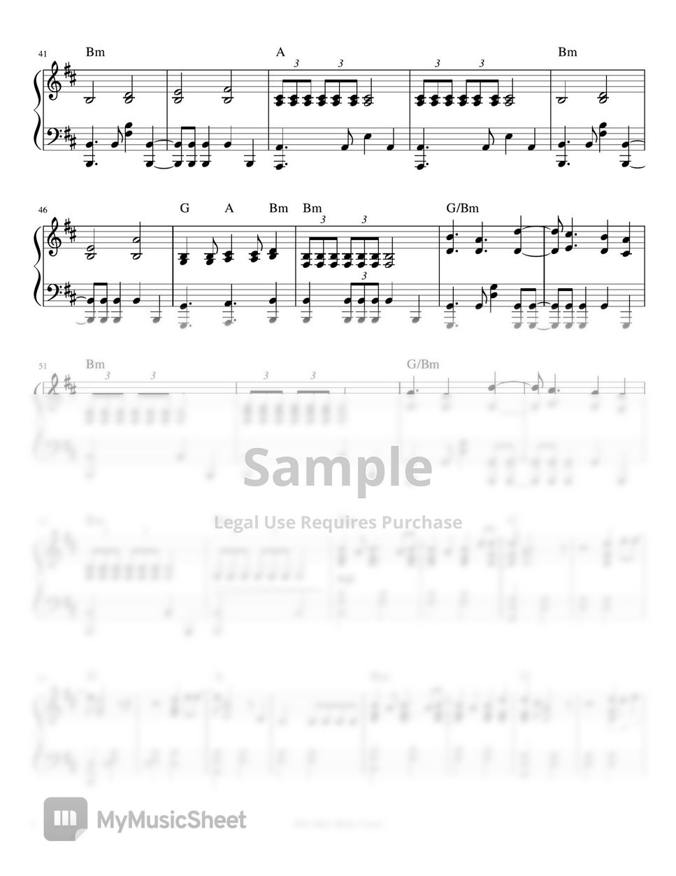 Jemmin feat. Swervy - My Name (piano sheet music) by Mel's Music Corner