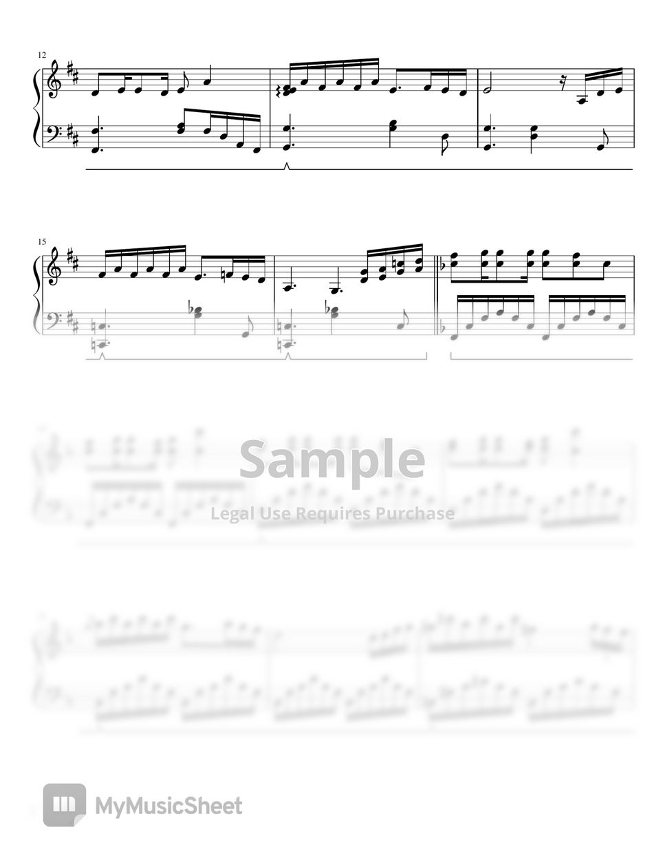 原神 - Moon in One's Cup (Genshin Impact OST - For Piano Solo) by poon