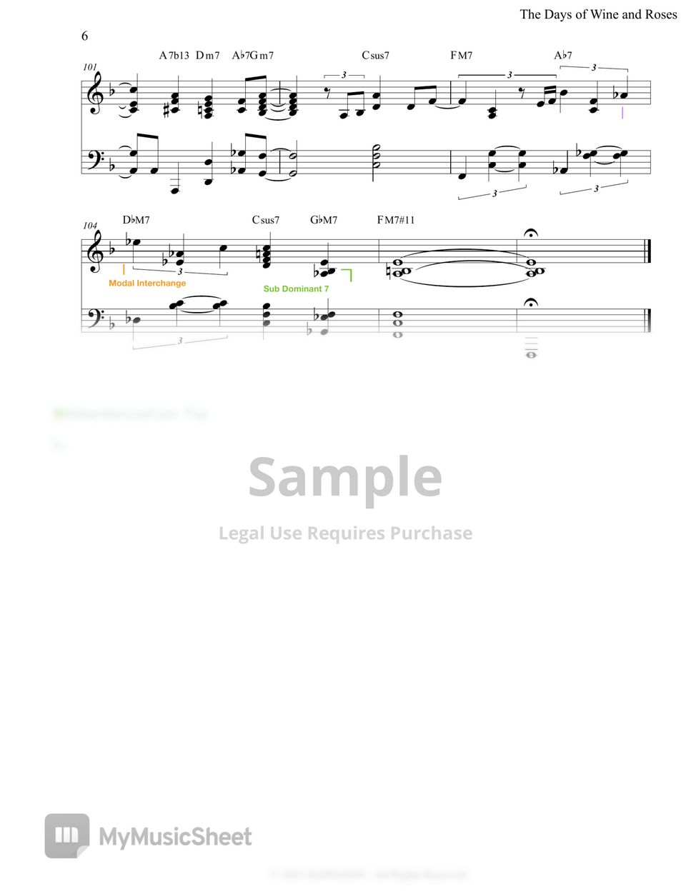 HAWAGON - The Days of Wine and Roses - Melody Practice 3 Steps by HAWAGON