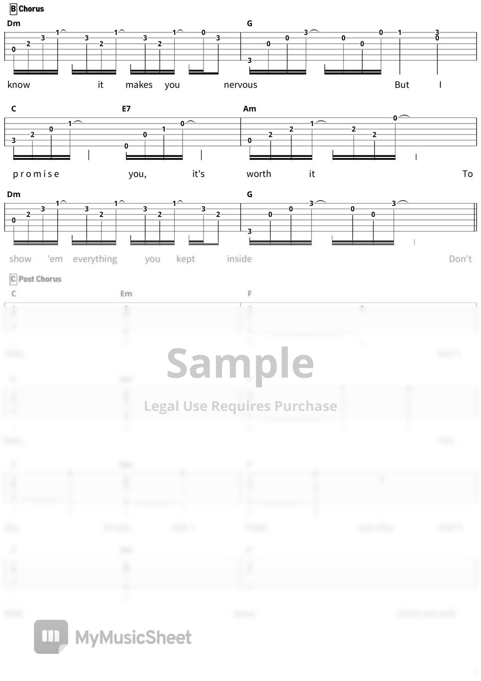 Carnival of rust chords and tabs фото 5