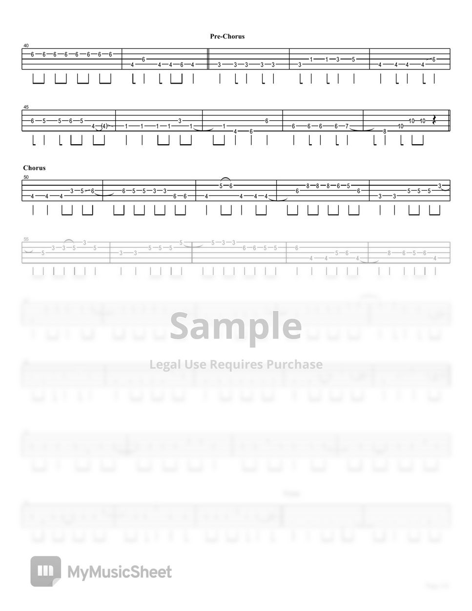 BUMP OF CHICKEN Hello, world! (Bass TAB) Sheets by Muya Rizal