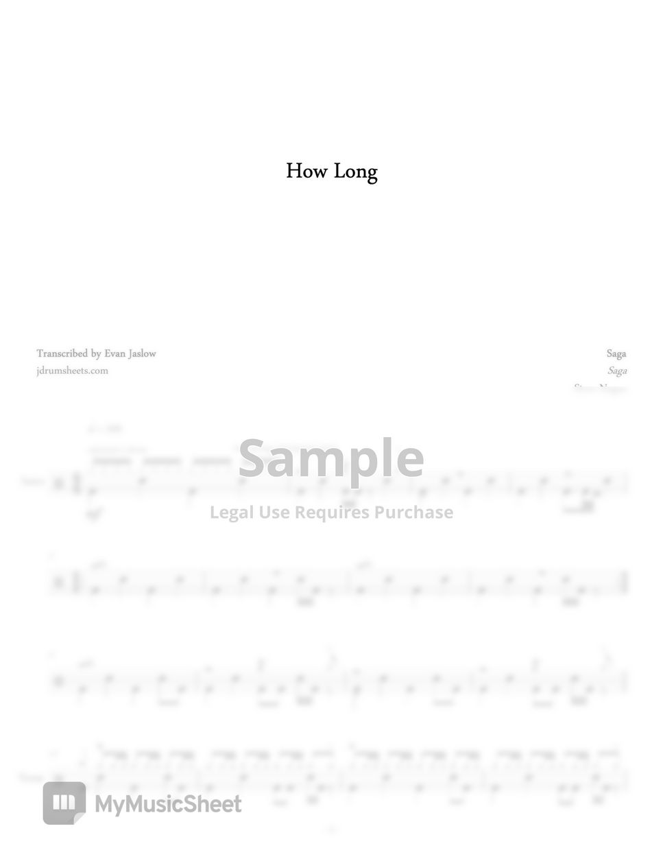 Saga - How Long by Evan Jaslow