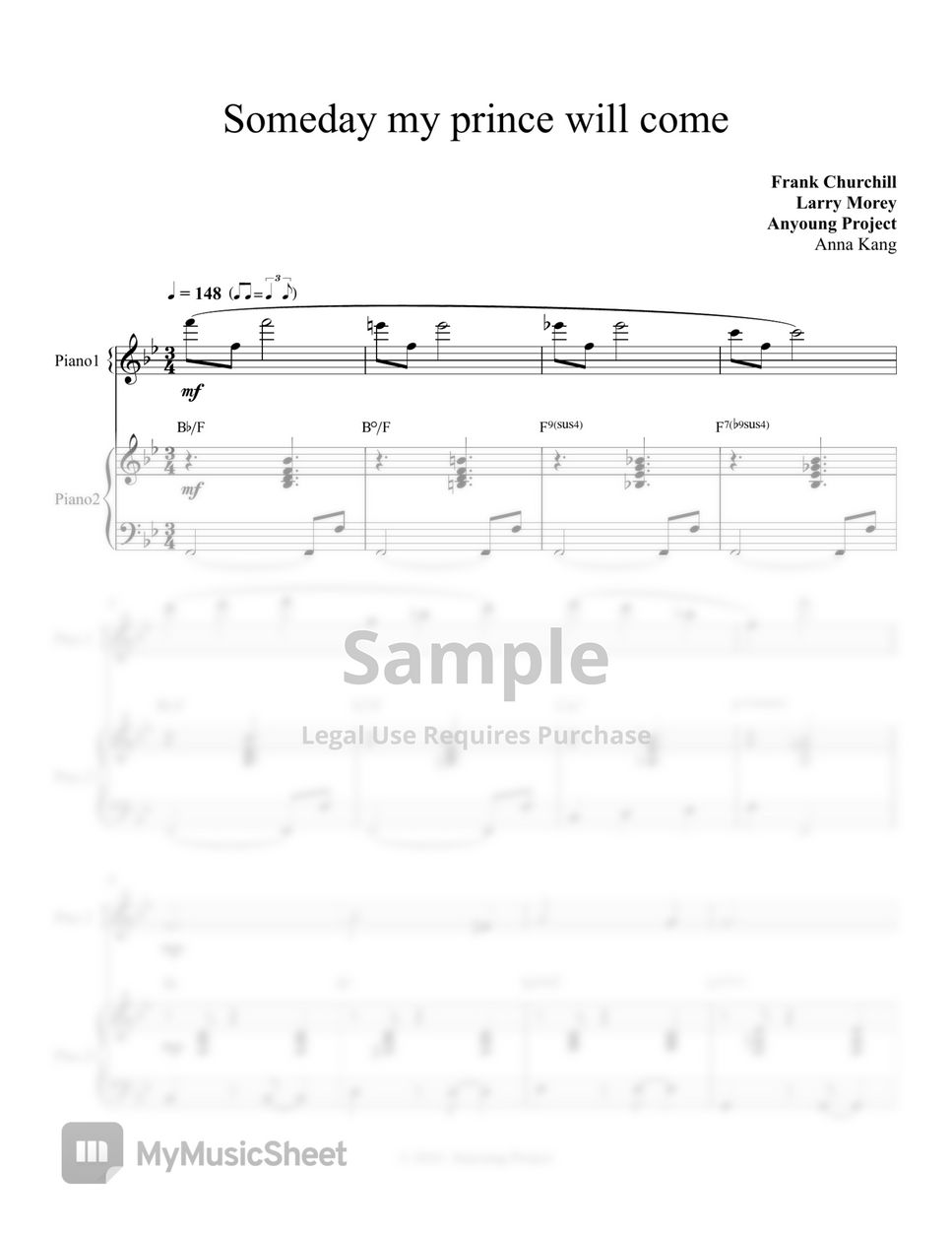 frank-churchill-someday-my-prince-will-come-jazz-4hands-partitura