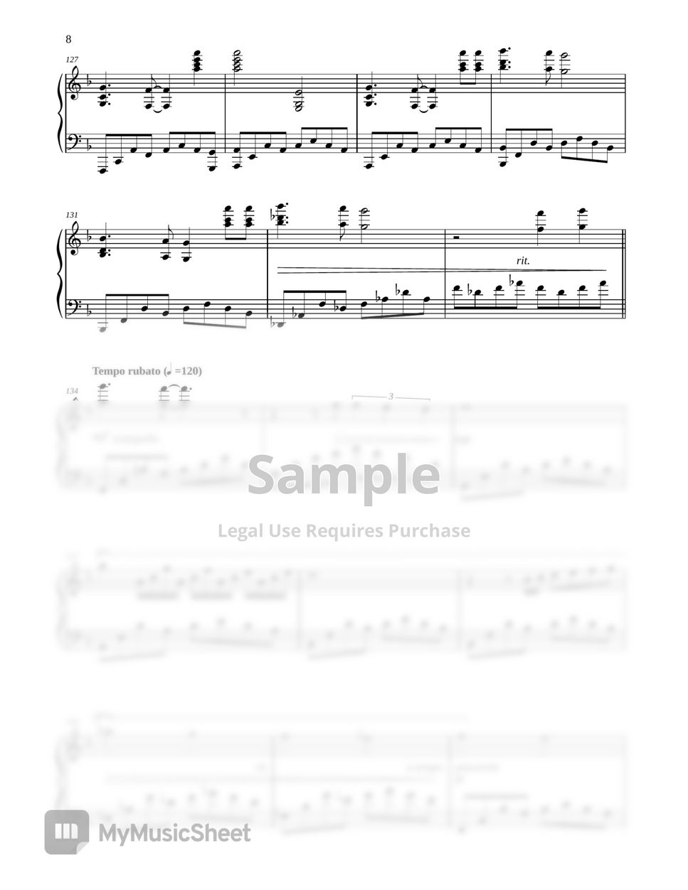 Attack on Titan Season 3 OP - Red Swan by PianoDeuss