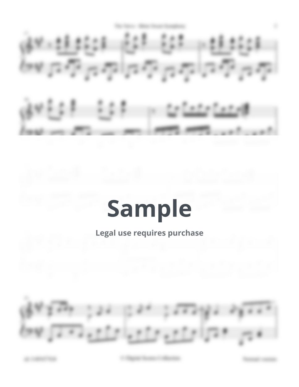 The Verve - Bitter Sweet Symphony Sheets By Digital Scores Collection