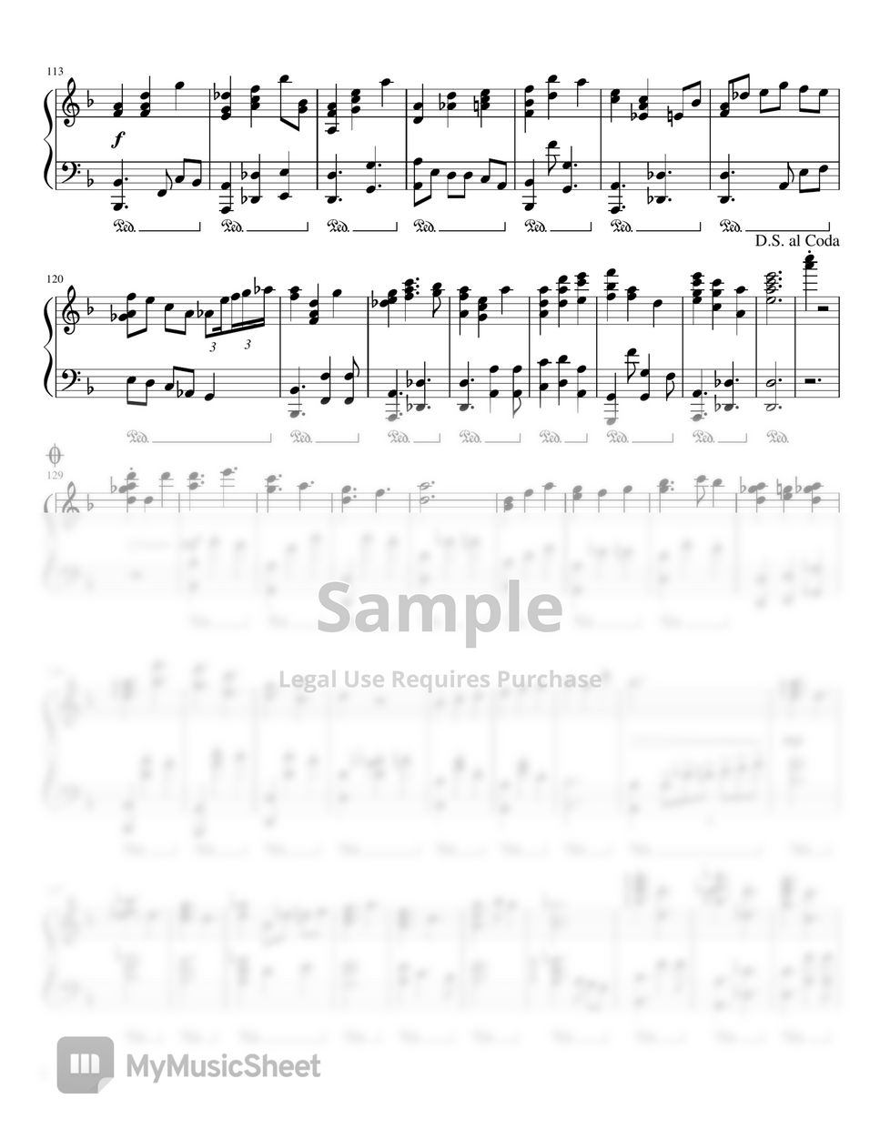 DATEKEN ft. Kagamine Rin - Honeymoon Un Deux Trois 楽譜 by