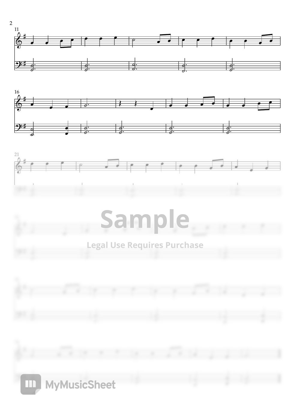 traditional-carol-away-in-a-manger-cradle-song-easy-version-sheets-by-c-music