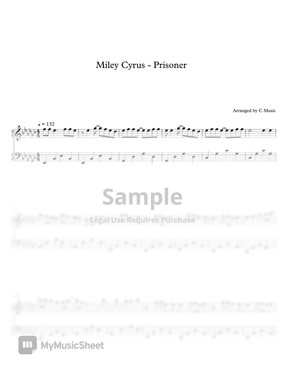Miley Cyrus - Prisoner by C Music