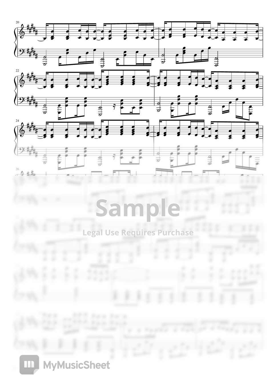 ONE OK ROCK Stand Out Fit In Sheets by Leisure Piano Sheets YT