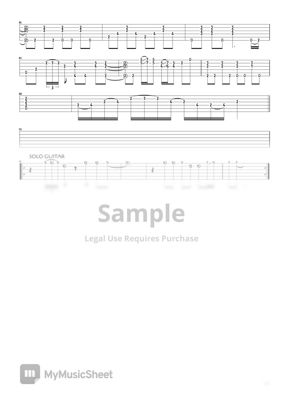 Eric Clapton - Tears in Heaven 楽譜 by Guitar Logic