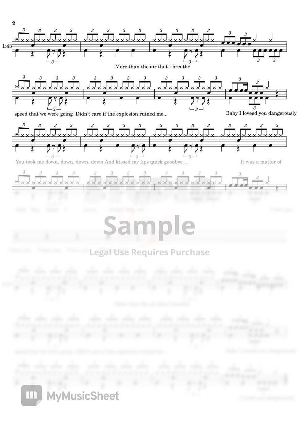 Charlie Puth - Dangerously 악보 by Studio830