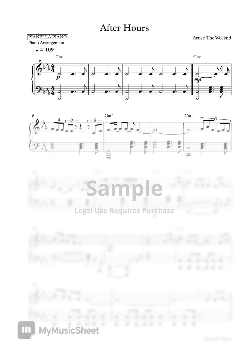 the-weeknd-after-hours-piano-sheet-by-pianella-piano