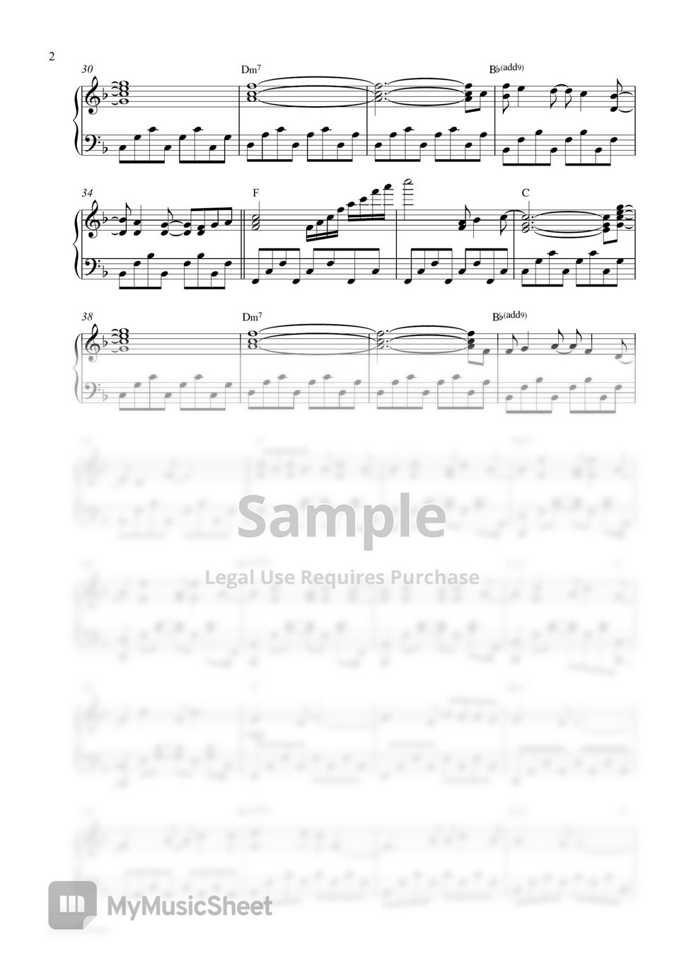 JIN (BTS) - The Astronaut (Piano Sheet) Sheets by Pianella Piano