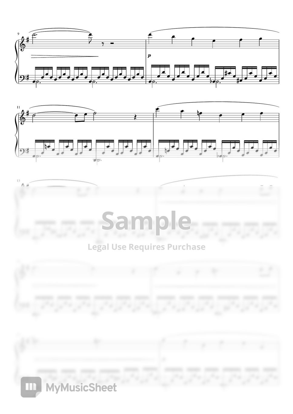 Saint-Saens - Le Cygne (G・pianosolo intermediate - Advanced) by pfkaori